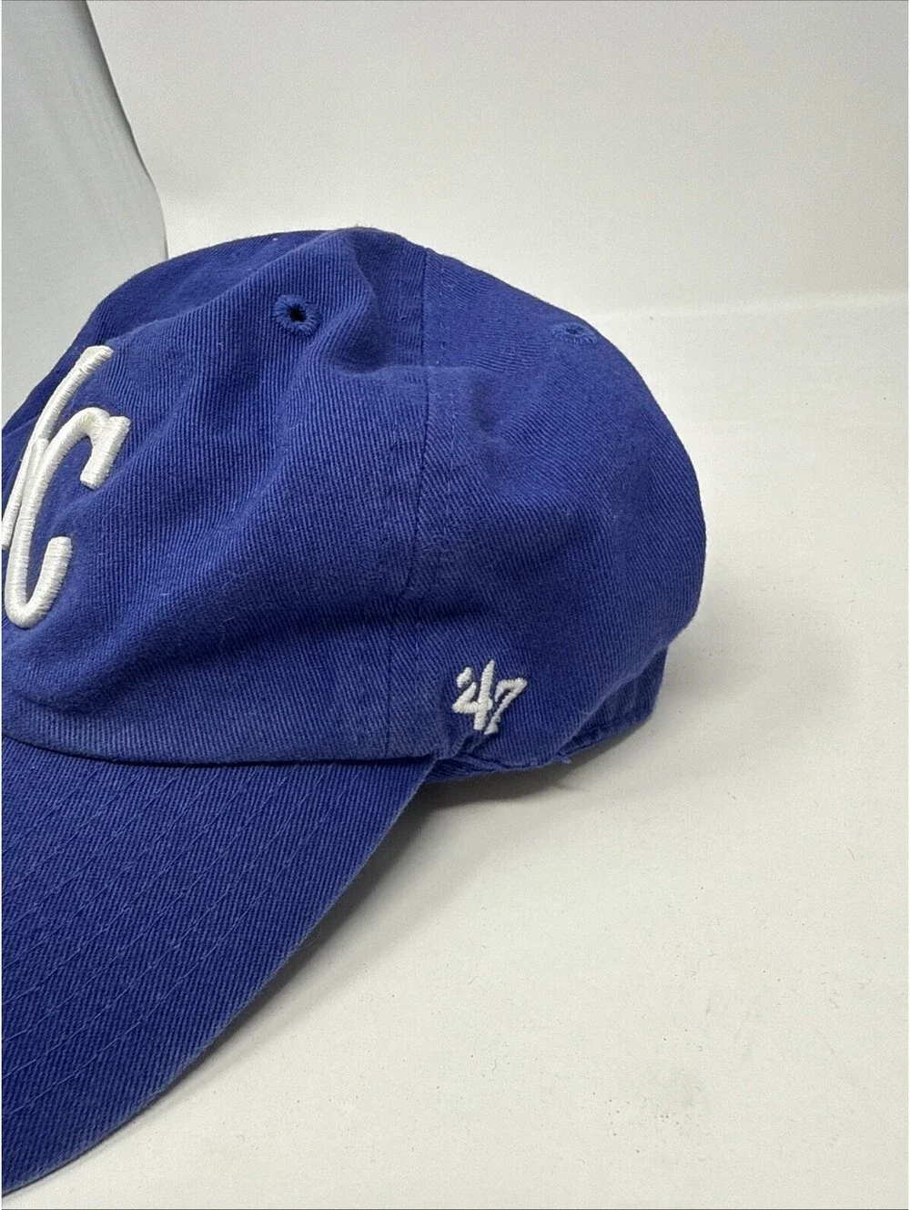 Kansas City Royals Blue Cotton Canvas One Size Adjustable Baseball Cap ‘47